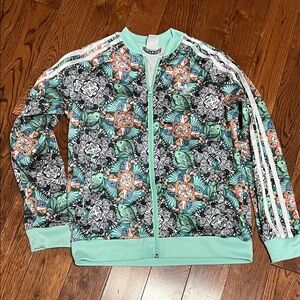 Adidas Multicolor Animal Print Jacket